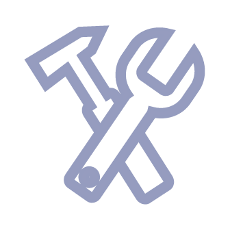Icon of a hammer and wrench